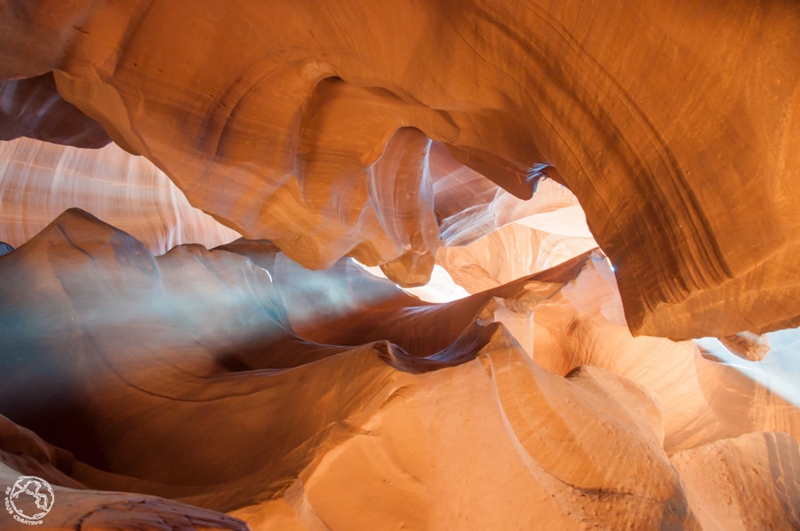 Dentro del Antelope canyon
