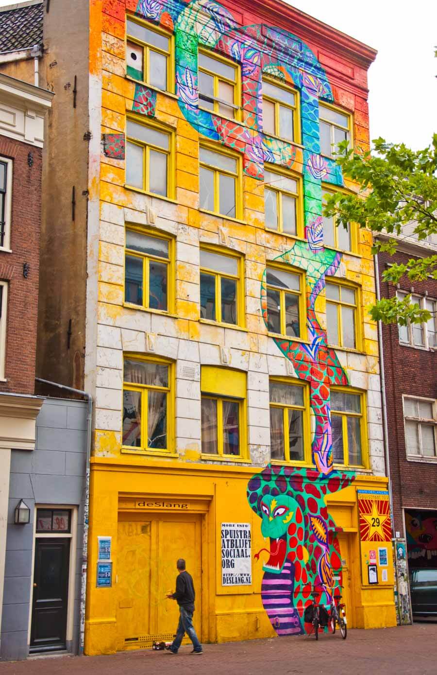 Arte urbano Amsterdam Spuistraat
