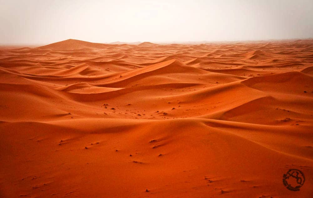 Amanecer en el desierto de Marruecos