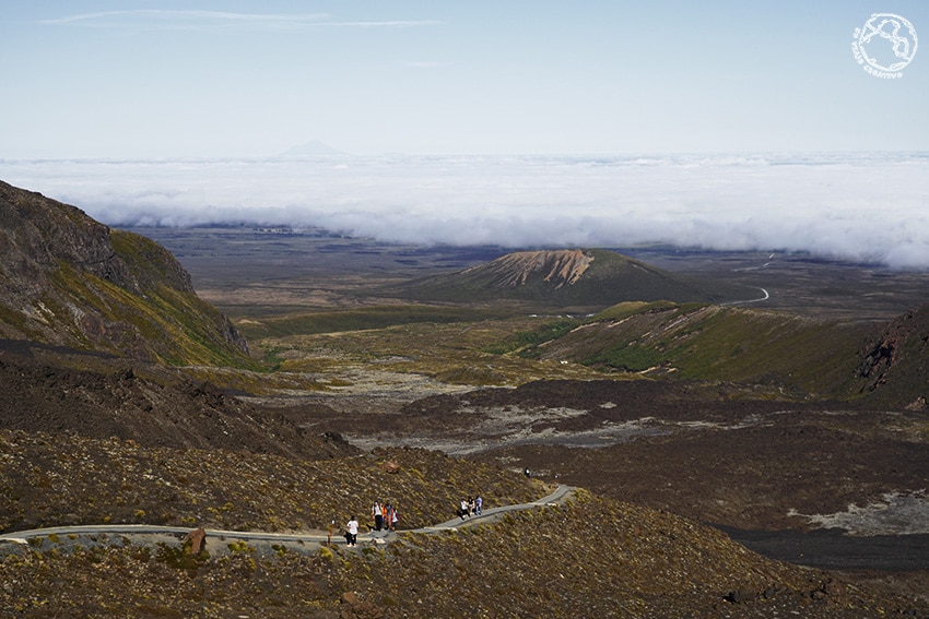 Vista oeste desde la subida a South Crater