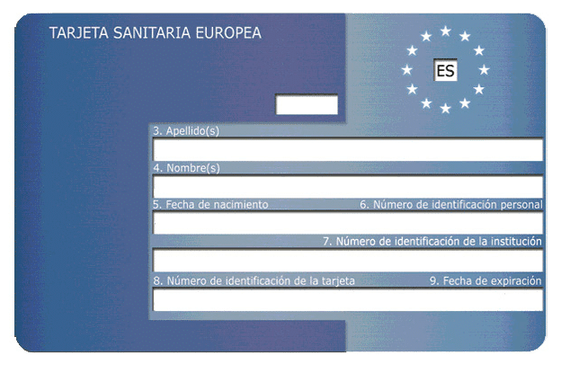 Tarjeta Sanitaria Europea 