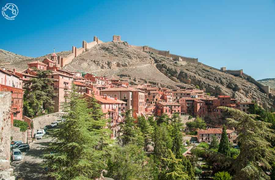Que ver en Albarracín mapa de la sierra de Albarracín