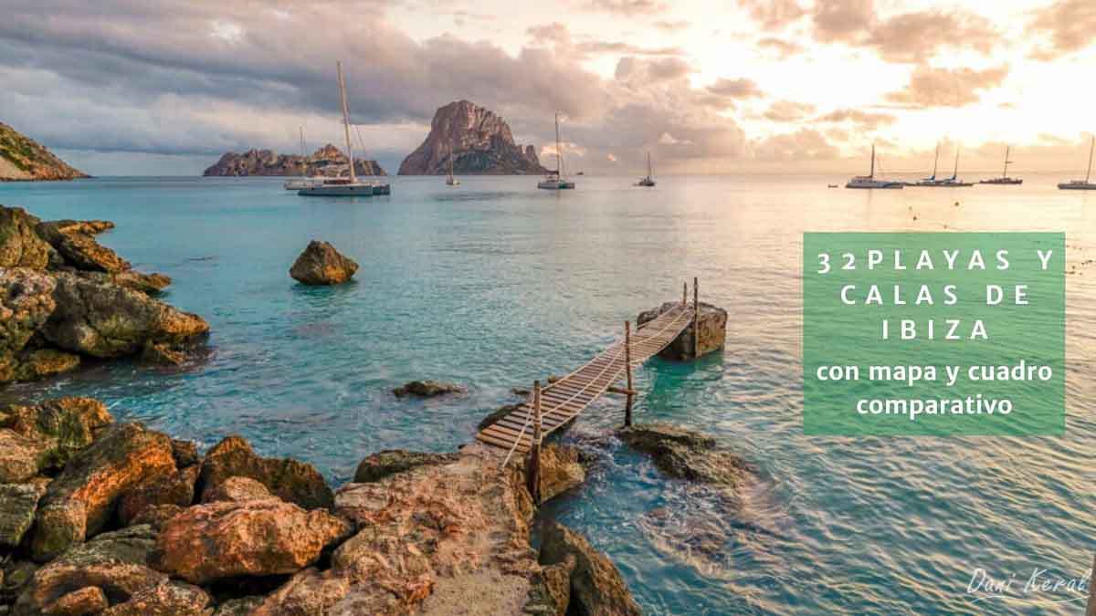 Mejores calas y playas de Ibiza mapa y fotos