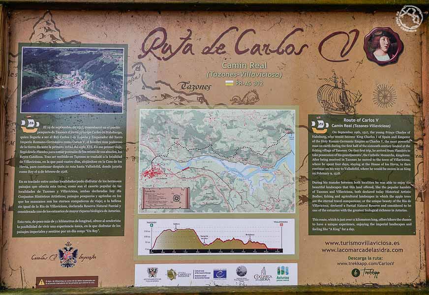 Ruta Carlos V Tazones Asturias