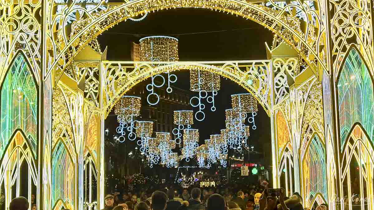 Luces de Navidad de Vigo mapa mercado de navidad de Vigo-10