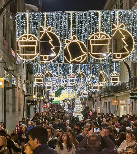 Luces de Navidad de Vigo 2023 (mi ciudad) + mapa y mercados navideños