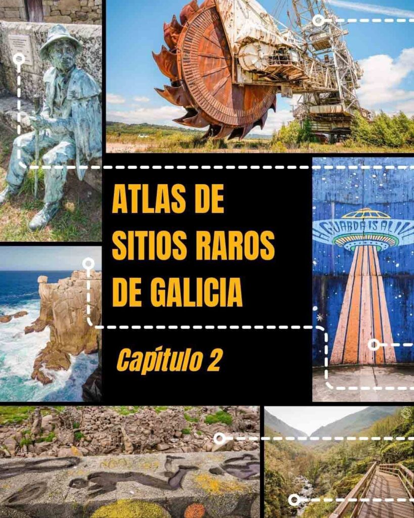 Atlas de sitios curiosos de Galicia: lugares secretos