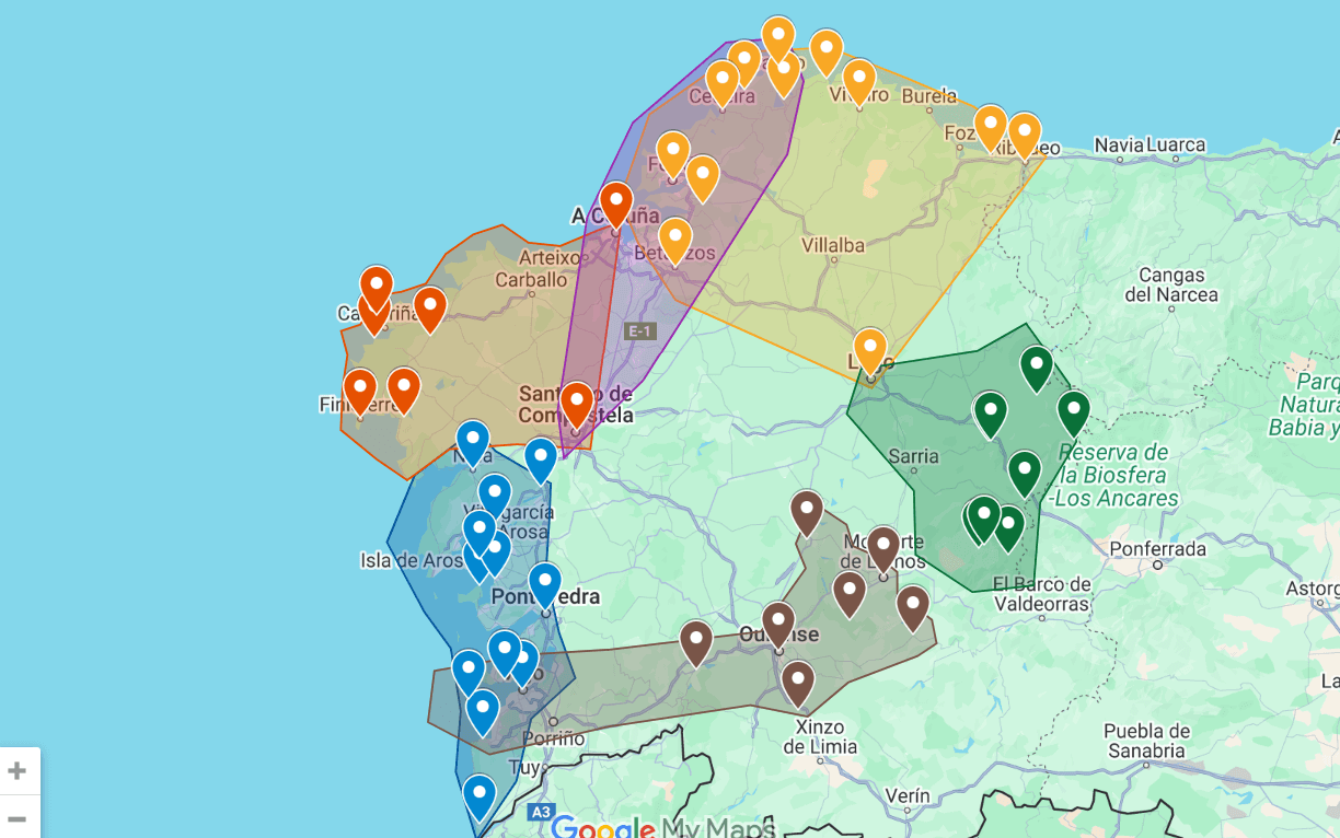 Itinerario y ruta por Galicia en coche en 7 días